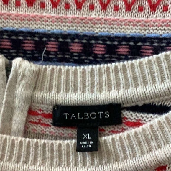 Multicolor Talbots sweater - Picture 4 of 5